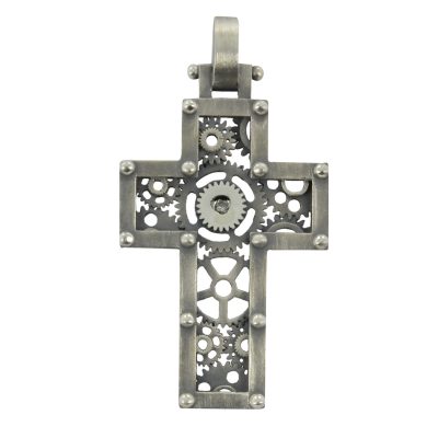 シルバーペンダントトップ　Cross of Christ